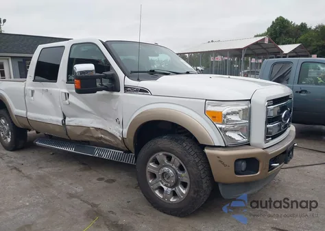 2012 Ford F-250 Lariat from USA, damaged, VIN 1FT7W2BT9CEC25301